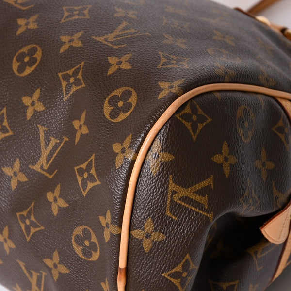 Very Good Condition LOUIS VUITTON Montorgueil GM Shoulder Bag M95566 Brown Monogram Canvas Gold Hardware Used 4a002842