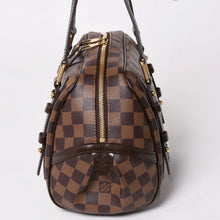 画像をギャラリービューアに読み込む, 極美品 LOUIS VUITTON ルイヴィトン ダミエ リヴィントンPM ダミエエベヌ 廃盤 ハンドバッグ ブラウン ゴールド金具 N41157 中古 4a002808