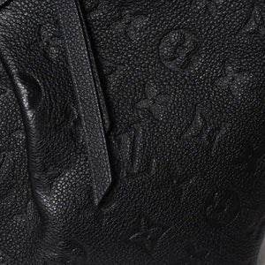極美品 LOUIS VUITTON ルイヴィトン ハンドバッグ マザリーヌPM モノグラムアンプラント ブラック M50638 ゴールド金具 中古 4a002815