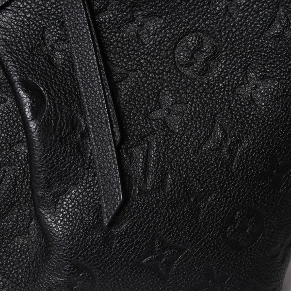 極美品 LOUIS VUITTON ルイヴィトン ハンドバッグ マザリーヌPM モノグラムアンプラント ブラック M50638 ゴールド金具 中古 4a002815