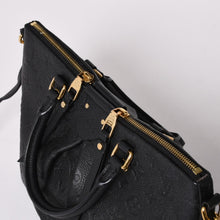 画像をギャラリービューアに読み込む, 極美品 LOUIS VUITTON ルイヴィトン ハンドバッグ マザリーヌPM モノグラムアンプラント ブラック M50638 ゴールド金具 中古 4a002815