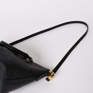 極美品 LOUIS VUITTON ルイヴィトン ハンドバッグ マザリーヌPM モノグラムアンプラント ブラック M50638 ゴールド金具 中古 4a002815