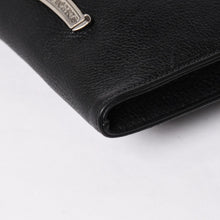 Load image into Gallery viewer, CHROME HEARTS クロムハーツ SQ PKT CH CRS スクエアポケット ショルダーバック CHクロス装飾 レザー ブラック 美品 中古 4a002871