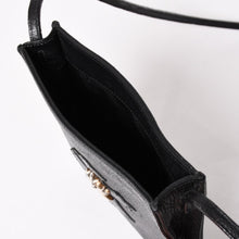 Load image into Gallery viewer, CHROME HEARTS クロムハーツ SQ PKT CH CRS スクエアポケット ショルダーバック CHクロス装飾 レザー ブラック 美品 中古 4a002871