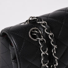 Load image into Gallery viewer, 極美品 CHANEL シャネル マトラッセ23 Wフラップ Wチェーンショルダーバッグ ランダム ココマーク キャビアスキン ブラック 中古 4a002736