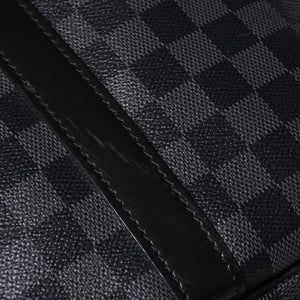 極美品 ルイヴィトン LOUIS VUITTON キーポル バンドリエール 55 ボストンバッグ ダミエ グラフィット ブラック N41413 中古 4a002874