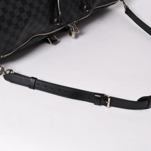 Load image into Gallery viewer, 極美品 ルイヴィトン LOUIS VUITTON キーポル バンドリエール 55 ボストンバッグ ダミエ グラフィット ブラック N41413 中古 4a002874