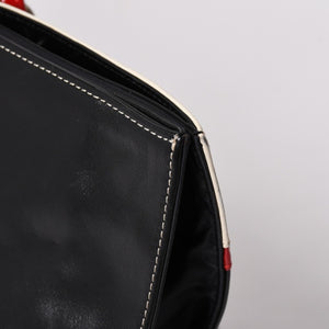CHANEL シャネル チェーントートバッグ 7番台 ココマーク No.5 スター エナメル レザー ブラック マルチカラー 美品 中古 4a002818