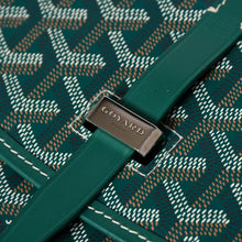 Load image into Gallery viewer, 新品同様 GOYARD ゴヤール ベルヴェデーレ PM バッグ ショルダーバッグ グリーン PVCコーティングキャンバス レザー 中古 4a002822