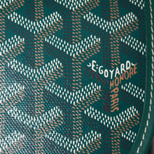 Load image into Gallery viewer, 新品同様 GOYARD ゴヤール ベルヴェデーレ PM バッグ ショルダーバッグ グリーン PVCコーティングキャンバス レザー 中古 4a002822