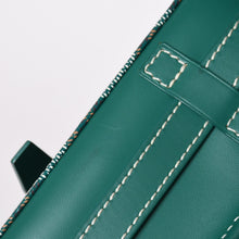 Load image into Gallery viewer, 新品同様 GOYARD ゴヤール ベルヴェデーレ PM バッグ ショルダーバッグ グリーン PVCコーティングキャンバス レザー 中古 4a002822