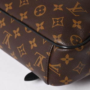 Very Good Condition LOUIS VUITTON Christopher Messenger Bag M41643 Monogram Macassar PVC Leather Brown Used 4a002454