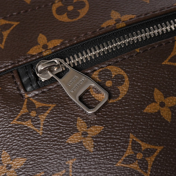 Very Good Condition LOUIS VUITTON Christopher Messenger Bag M41643 Monogram Macassar PVC Leather Brown Used 4a002454