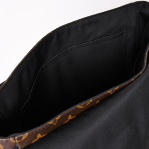 Very Good Condition LOUIS VUITTON Christopher Messenger Bag M41643 Monogram Macassar PVC Leather Brown Used 4a002454