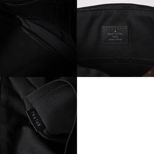 Very Good Condition LOUIS VUITTON Christopher Messenger Bag M41643 Monogram Macassar PVC Leather Brown Used 4a002454