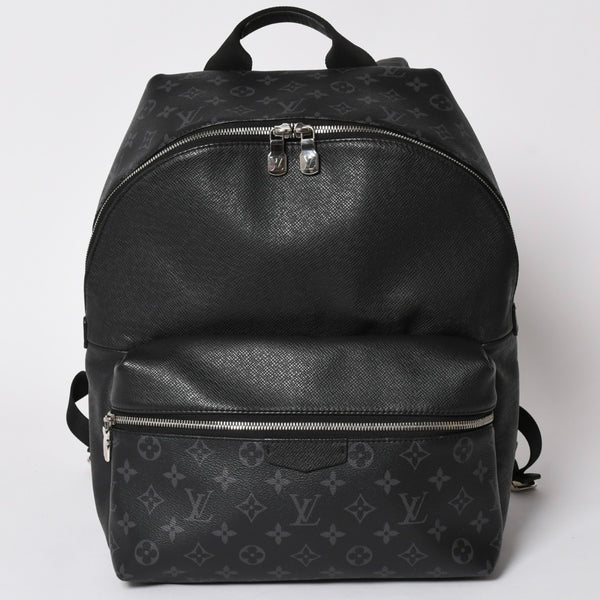 Very Good Condition LOUIS VUITTON Discovery Backpack PM Black Eclipse Black Leather M30869 Used 4a002461