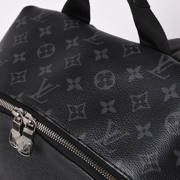 Very Good Condition LOUIS VUITTON Discovery Backpack PM Black Eclipse Black Leather M30869 Used 4a002461