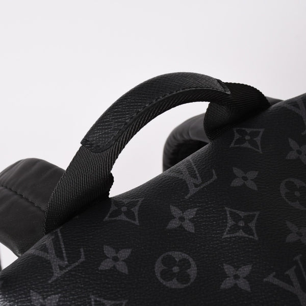 Very Good Condition LOUIS VUITTON Discovery Backpack PM Black Eclipse Black Leather M30869 Used 4a002461