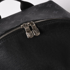 Very Good Condition LOUIS VUITTON Discovery Backpack PM Black Eclipse Black Leather M30869 Used 4a002461
