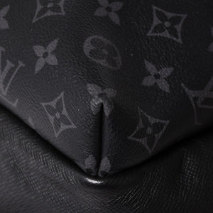 Very Good Condition LOUIS VUITTON Discovery Backpack PM Black Eclipse Black Leather M30869 Used 4a002461