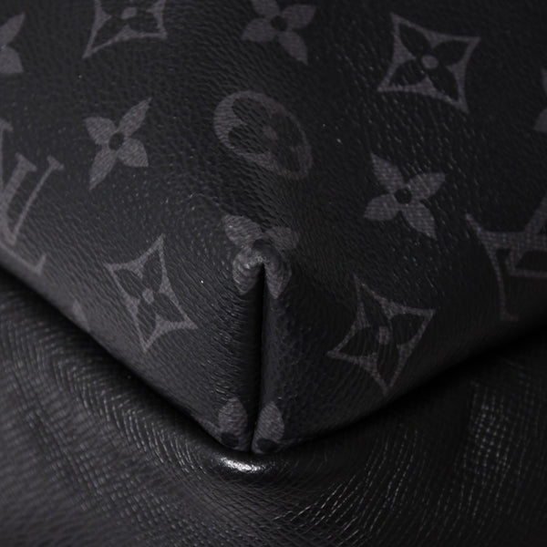 Very Good Condition LOUIS VUITTON Discovery Backpack PM Black Eclipse Black Leather M30869 Used 4a002461