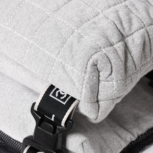 CHANEL シャネル スポーツライン ショルダーバッグ A28543 10番台 ココマーク チョコバー グレー シルバー金具 美品 中古 4a002831