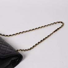 画像をギャラリービューアに読み込む, CHANEL シャネル マトラッセ Wフラップ Wチェーンショルダーバッグ A2800 1番台 パリ限定 ココマーク ラムスキン ブラック 美品 中古 4a003036