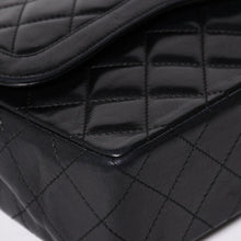画像をギャラリービューアに読み込む, CHANEL シャネル マトラッセ Wフラップ Wチェーンショルダーバッグ A2800 1番台 パリ限定 ココマーク ラムスキン ブラック 美品 中古 4a003036