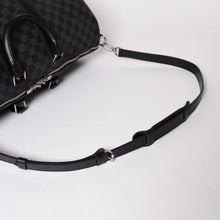 Load image into Gallery viewer, 極美品 LOUIS VUITTON ルイヴィトン ボストン キーポルバンドリエール45 ダミエグラフィット N41418 ブラック シルバー金具 4a002832