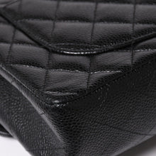 画像をギャラリービューアに読み込む, 極美品 CHANEL シャネル マトラッセ23 Wフラップ Wチェーンショルダーバッグ 26番台 ココマーク キャビアスキン ブラック 中古 4a002997