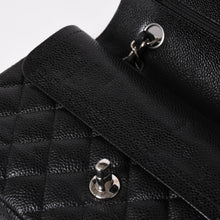 画像をギャラリービューアに読み込む, 極美品 CHANEL シャネル マトラッセ23 Wフラップ Wチェーンショルダーバッグ 26番台 ココマーク キャビアスキン ブラック 中古 4a002997