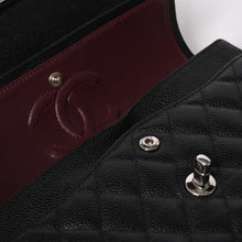 画像をギャラリービューアに読み込む, 極美品 CHANEL シャネル マトラッセ23 Wフラップ Wチェーンショルダーバッグ 26番台 ココマーク キャビアスキン ブラック 中古 4a002997