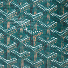 画像をギャラリービューアに読み込む, GOYARD ゴヤール サンルイPM バッグ トートバッグ STLCROPMLTY09CL09P PVC レザー グリーン ポーチ付き 美品 中古 4a002930