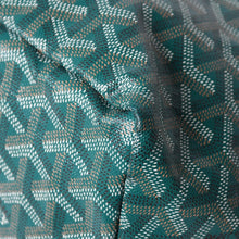画像をギャラリービューアに読み込む, GOYARD ゴヤール サンルイPM バッグ トートバッグ STLCROPMLTY09CL09P PVC レザー グリーン ポーチ付き 美品 中古 4a002930