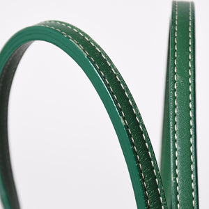 GOYARD ゴヤール サンルイPM バッグ トートバッグ STLCROPMLTY09CL09P PVC レザー グリーン ポーチ付き 美品 中古 4a002930