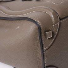 画像をギャラリービューアに読み込む, CELINE セリーヌ バッグ ラゲージ マイクロ スリ グレー Handbag ハンドバッグ エディ期 美品 中古 4a002847