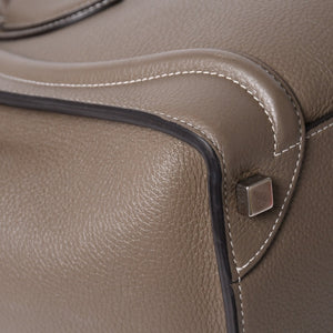 CELINE セリーヌ バッグ ラゲージ マイクロ スリ グレー Handbag ハンドバッグ エディ期 美品 中古 4a002847