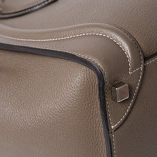 画像をギャラリービューアに読み込む, CELINE セリーヌ バッグ ラゲージ マイクロ スリ グレー Handbag ハンドバッグ エディ期 美品 中古 4a002847