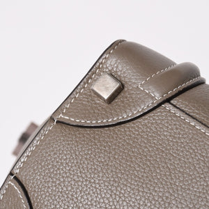 CELINE セリーヌ バッグ ラゲージ マイクロ スリ グレー Handbag ハンドバッグ エディ期 美品 中古 4a002847