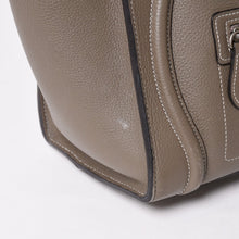 画像をギャラリービューアに読み込む, CELINE セリーヌ バッグ ラゲージ マイクロ スリ グレー Handbag ハンドバッグ エディ期 美品 中古 4a002847