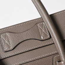 画像をギャラリービューアに読み込む, CELINE セリーヌ バッグ ラゲージ マイクロ スリ グレー Handbag ハンドバッグ エディ期 美品 中古 4a002847