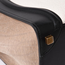 Load image into Gallery viewer, 極美品 CELINE セリーヌ ラゲージマイクロショッパー ショルダーバッグ ハンドバッグ トリコロール カーフスキン スエード ヌバック ゴールド金具 廃盤 中古 4a002941