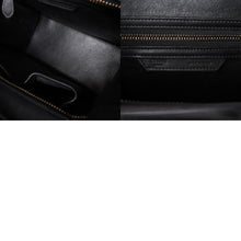 Load image into Gallery viewer, 極美品 CELINE セリーヌ ラゲージマイクロショッパー ショルダーバッグ ハンドバッグ トリコロール カーフスキン スエード ヌバック ゴールド金具 廃盤 中古 4a002941