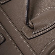 画像をギャラリービューアに読み込む, CELINE セリーヌ バッグ ラゲージ マイクロ スリ グレー Handbag ハンドバッグ エディ期 美品 中古 4a002847
