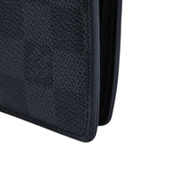 画像をギャラリービューアに読み込む, LOUIS VUITTON ルイヴィトン 財布 ポルトフォイユマルコ N63336 ダミエグラフィット ブラック 美品 中古 4a002856