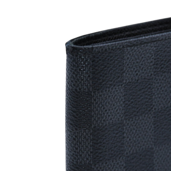 LOUIS VUITTON ルイヴィトン 財布 ポルトフォイユマルコ N63336 ダミエグラフィット ブラック 美品 中古 4a002856