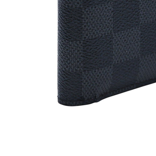 LOUIS VUITTON ルイヴィトン 財布 ポルトフォイユマルコ N63336 ダミエグラフィット ブラック 美品 中古 4a002856