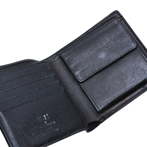 LOUIS VUITTON ルイヴィトン 財布 ポルトフォイユマルコ N63336 ダミエグラフィット ブラック 美品 中古 4a002856