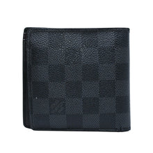 画像をギャラリービューアに読み込む, LOUIS VUITTON ルイヴィトン 財布 ポルトフォイユマルコ N63336 ダミエグラフィット ブラック 美品 中古 4a002856