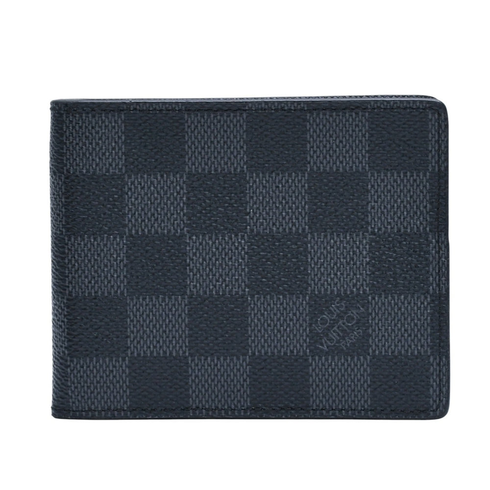 極美品 LOUIS VUITTON ルイヴィトン 財布 ポルトフォイユパンス N41623 ダミエグラフィット ブラック 中古 4a002857
